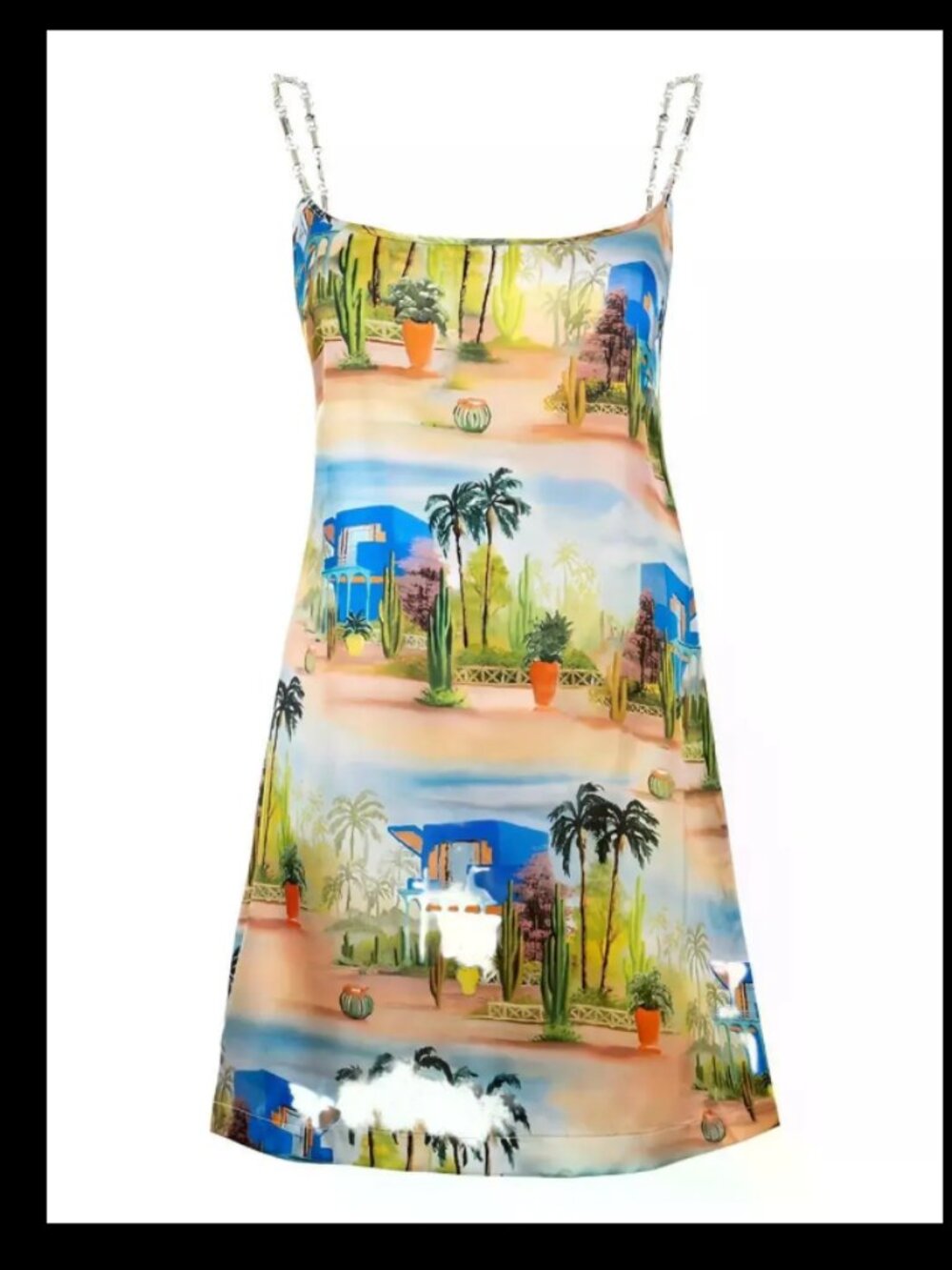 NWT Les Benjamins x Webster silk palm dress, size small